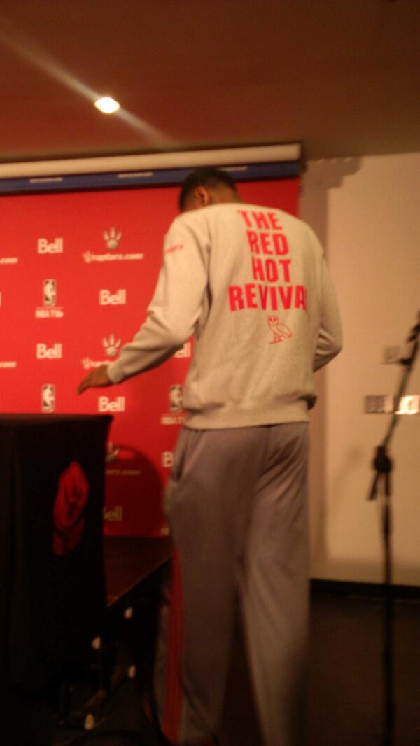 Raptors tweet picture