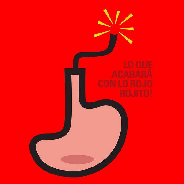 SOSUniVE1's tweet photo. "Amor con hambre...." De la serie de Carteles por la Libertad #SOSVenezuela #NoaLaEscasez http://t.co/THCp0i1mkK