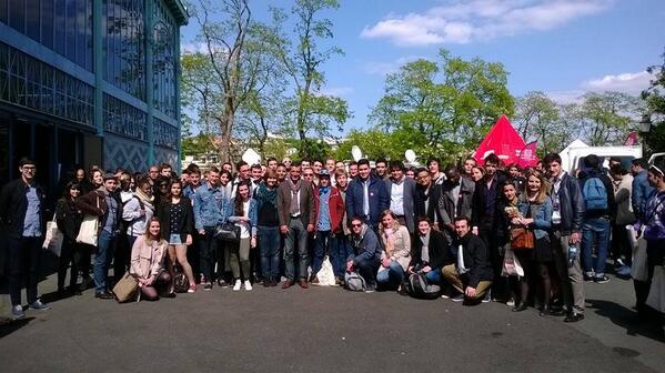 Les Jeunes Socialistes du Grand Est avec Edouard Martin ce week-end à Baltard pour Changer d'Europe! <a href="/MJSLorraine/">MJS Lorraine</a>