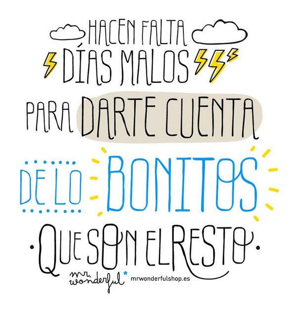 RADECAutopartes's tweet photo. Aprendamos de los días malos, para poder disfrutar los días buenos... #BuenLunes http://t.co/B7xUjJQQP5