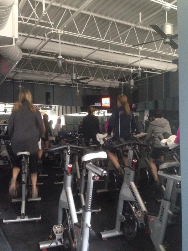 Spynergy_studio's tweet photo. Here are a few Spynergy spinners warming up this morning! For the full schedule, check out http://t.co/MTklHaM5xU! http://t.co/WVRaDR9oBa