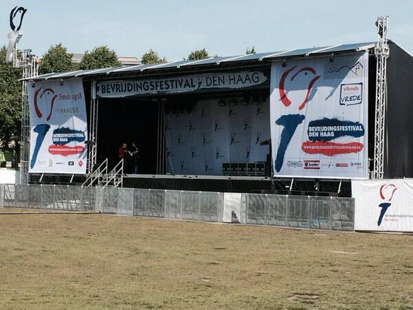 CTEventServices's tweet image. Bevrijdingsfestival Den Haag