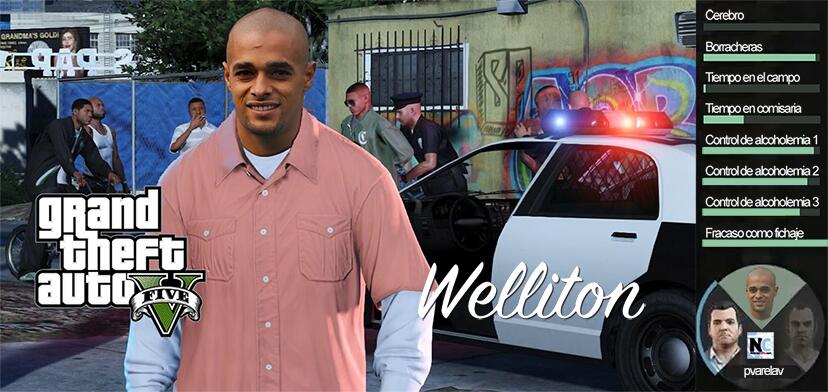 Welliton detenido conduciendo borracho y con varias putillas