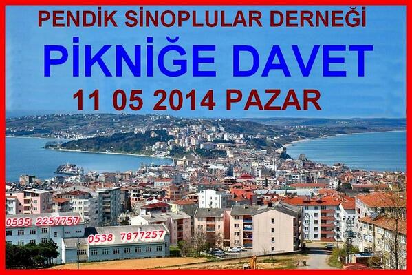 11 05 2014 ALİ KARAKUŞ PİKNİK ALANI TÜM HEMŞERİLERİMİZ DAVETLİDİR