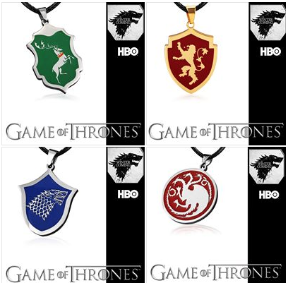 Colares da casas do Game of thrones com pronta entrega!!
bit.ly/Rl2Sak