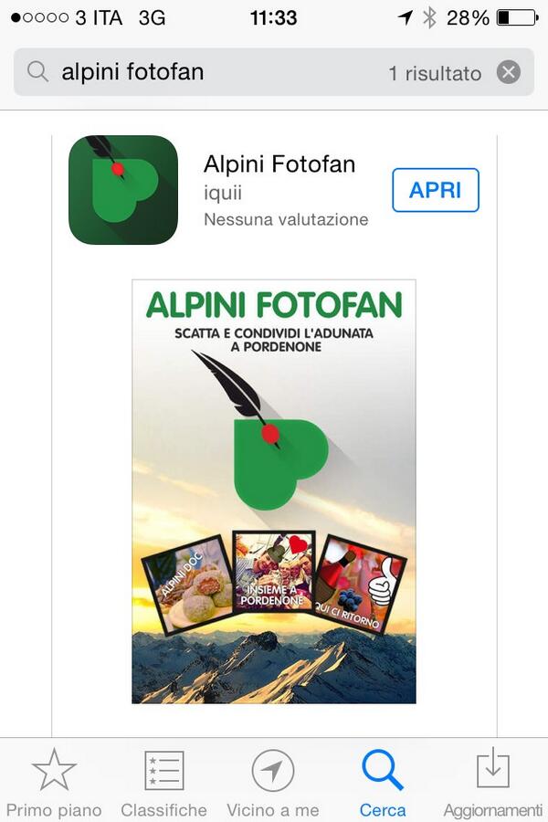 rositauau's tweet photo. “@platipuszen: Una app per condividere la #alpiniadunata2014 a #Pordenone? Fatta! :) http://t.co/hJEf5Ll5ca  #pnwlove #AlpiniFotoFan”