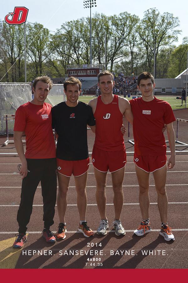 DsonRedDevils's tweet photo. TF: @DCXCTF set #dsonTF record in 4x800 @CentennialConf Championships. READ: http://t.co/JTzCoRKgPS #d3tf #dsonproud http://t.co/LcYVlknfOO