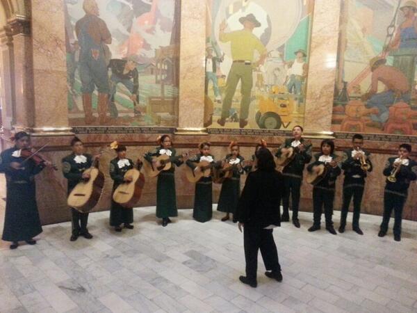 Mariachi at at the Capitol!  #CoLeg #CoPolitics