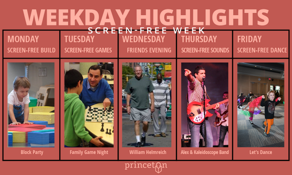 PrincetonPL's tweet photo. We can help you unplug for Screen-Free Week. (We haven't abandoned tech altogether, though.) http://t.co/KahjSutShI http://t.co/z8YQHSU5VC