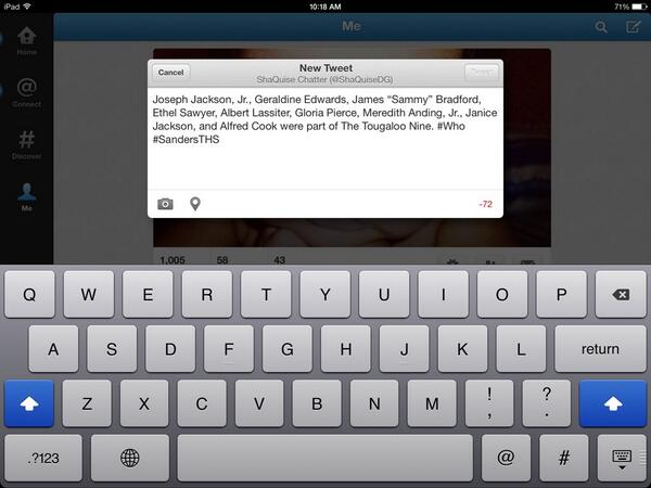 ShaQuiseDG's tweet image. People who were involved in The Tougaloo Nine. #FreedomRiders #Who #SandersTHS