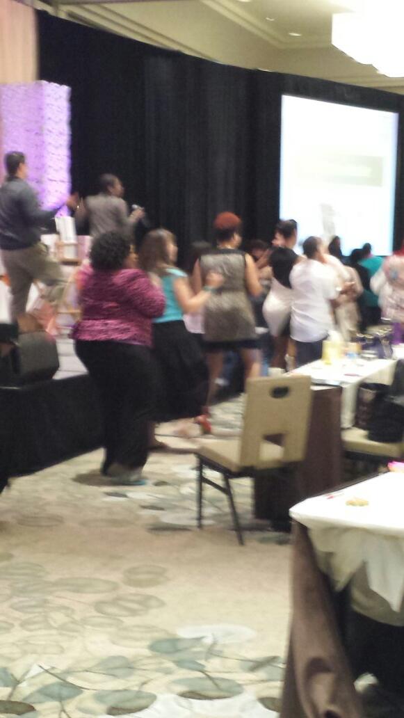 lashanacoaches's tweet photo. Ain't no party like a Lisa Nichol's paty, cause a Lisa Nichol's party don't stop! @2motivate #speakwrite2014 http://t.co/67aQ8097Ol