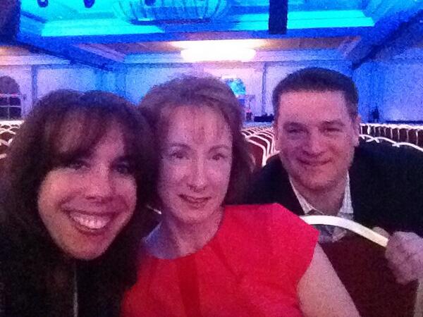 #BetterTogether <a href="/FidelmaRusso/">Fidelma Russo</a> and <a href="/JeffBoudreau3/">Jeffrey Boudreau</a> ready to rock #EMCworld #VMAX #VNX