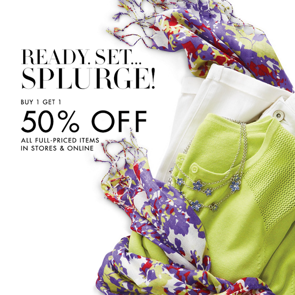 Ready, Set…Buy 1 Get 1 50% OFF! Shop now: bit.ly/16Fm6ZA