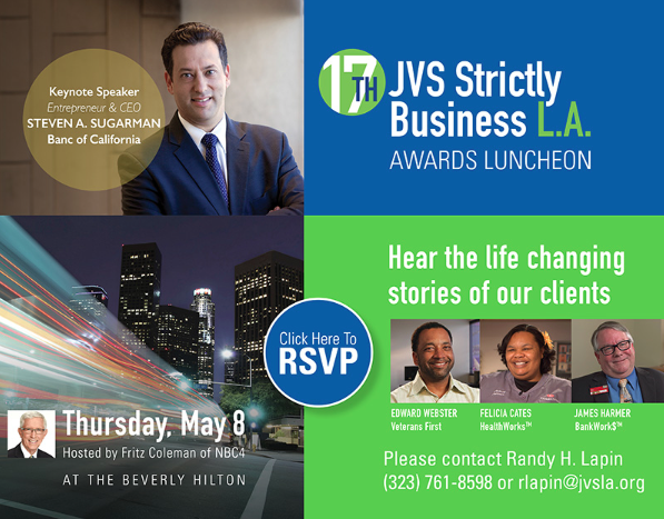 LaJewishChamber's tweet photo. Join the chamber at this week's @JVSLA Luncheon! Email info@lajewishchamber.com for more information. http://t.co/3szdY7mNDL