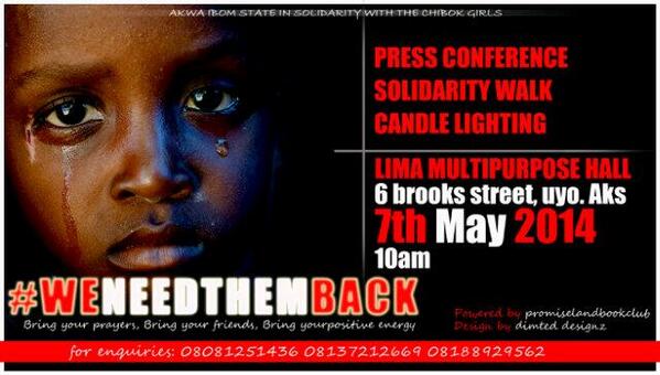 #EventWorthAttending  #BringBackOurGirls UYO Peaceful Protest..Wednesday 7th May,2014