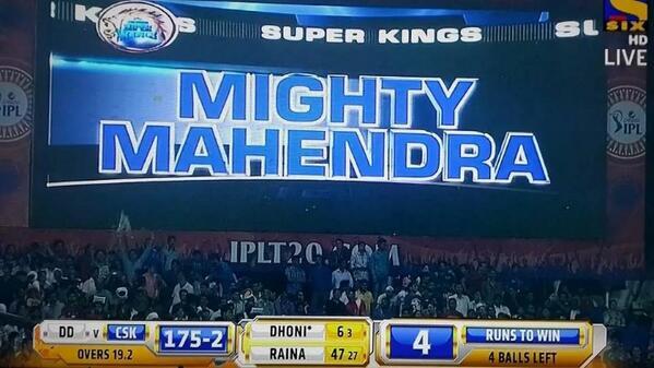 WeAreChennai's tweet image. Here&apos;s MIGHTY MAHENDRA for all :) @ChennaiIPL