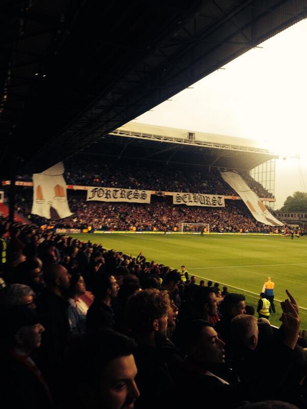 Graeme2005's tweet photo. Not quite the Kop palace :-0 http://t.co/jz77aCQJKI