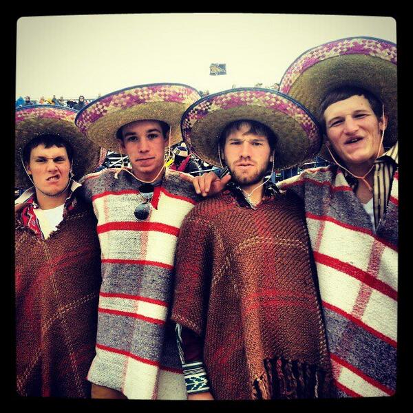 SkiUtah's tweet photo. Happy Cinco de Mayo! These amigos are celebrating that @Snowbird is open until May 26th! #skithebird this spring! http://t.co/dhiTlo2cbp