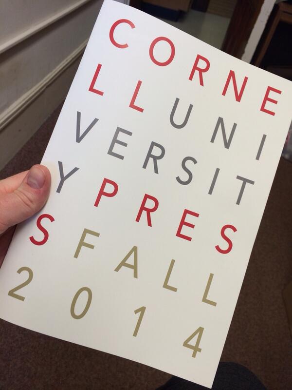 araew's tweet photo. New @CornellPress seasonal catalog. Designed by yours truly! http://t.co/sR505pPNrB