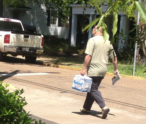 Big Dog having himself a dandy Monday afternoon