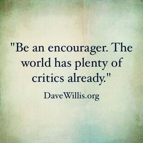 RomanJancic's tweet image. "Be An Encourager. The World Has Plenty Of Critics Already"

@marieforleo #quote #leadership
RT @10MillionMiler