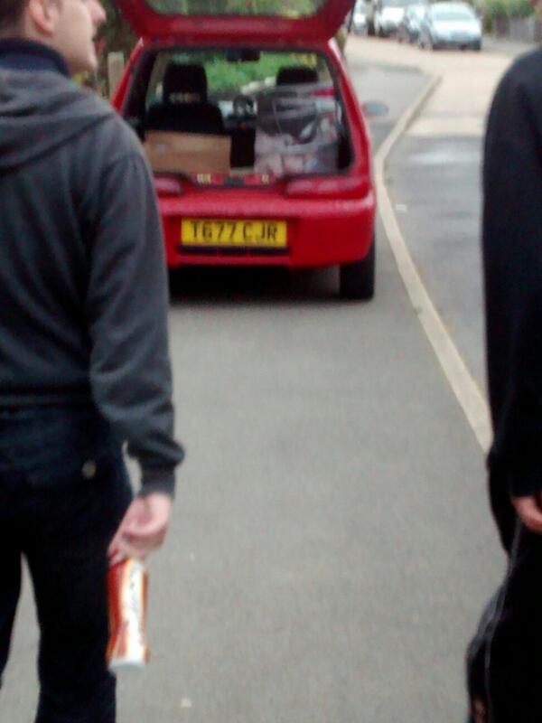 selfishparker's tweet photo. "@CharlieHeskett: @ShameADriver parked on footpath http://t.co/zfHA7xktPu" T677 CJR