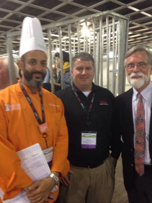 vivebene's tweet photo. Great 2 meet @nokidhungry Chef Greg Silverman who is volunteering as a judge for the #ProStartNationals2014 today http://t.co/81CryA0Zi9