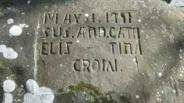 Took this while out scouting for detecting sites. These girls were attacked by Indians on that date.