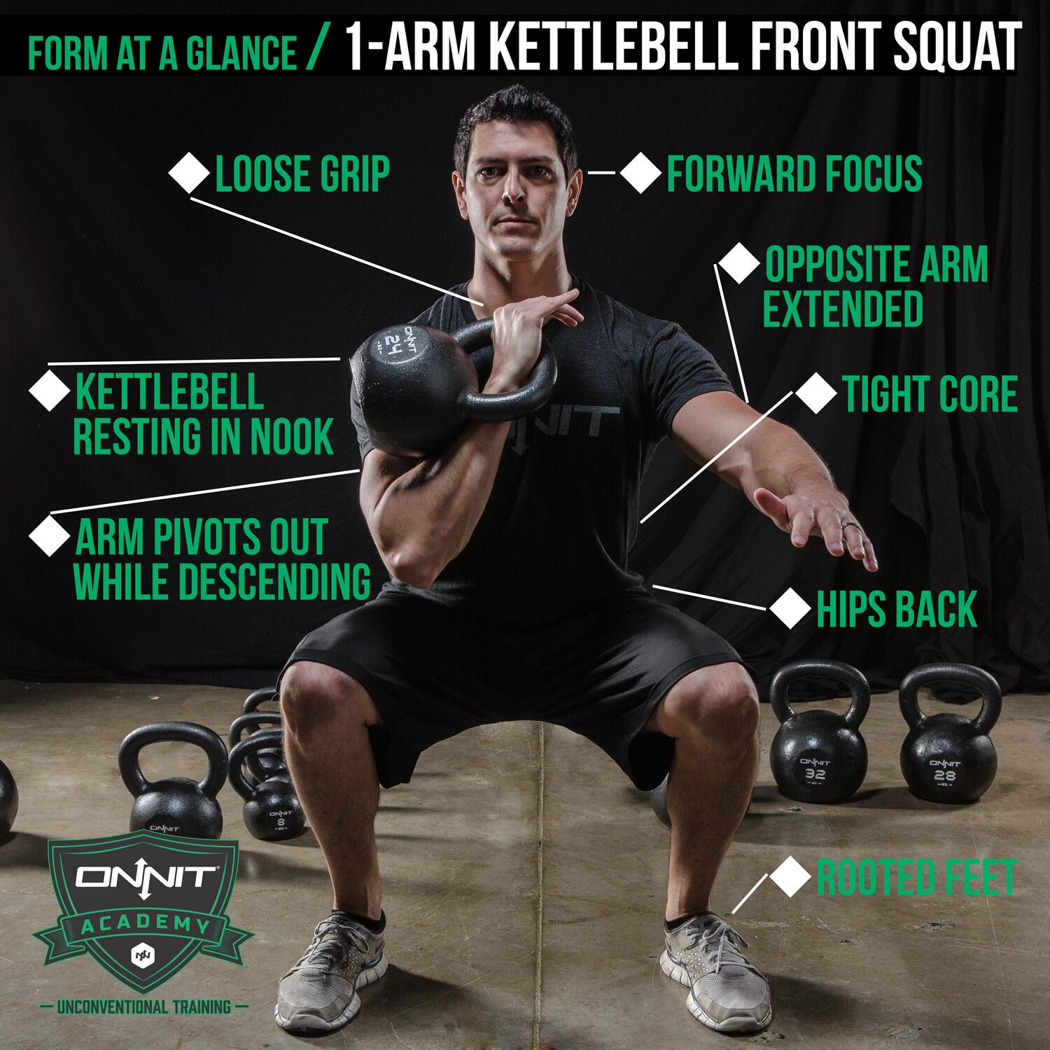 taktik sneen kompensere Onnit on Twitter: "Form at a Glance: 1-Hand Kettlebell Front Squat  http://t.co/NitxPmcDRr" / Twitter