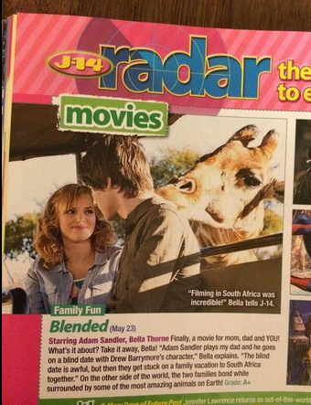 bellafans96's tweet photo. @bellathorne 19 days awww @BlendedMovie #BlendedMovie http://t.co/di0YzJLnNJ