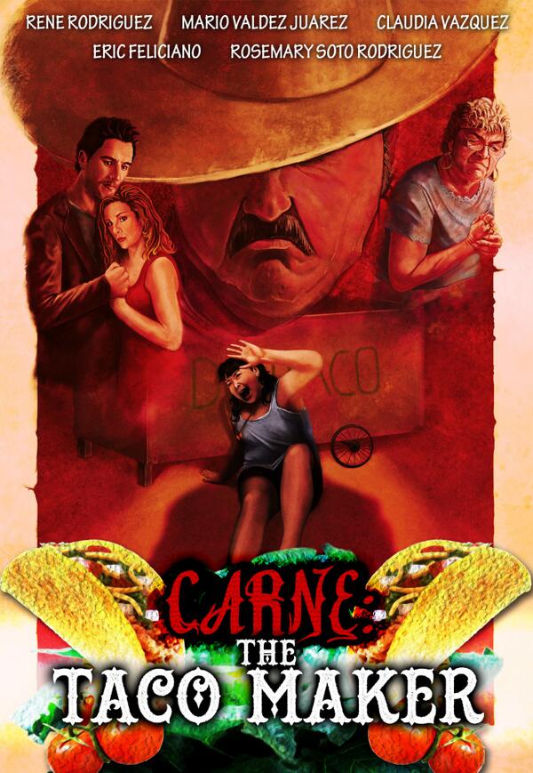 i_rock_comics's tweet photo. Carne: The Taco Maker Coming to VOD June 1st! http://t.co/nOSfhNvvLs #CincoDeMayo @BrainDamageUK #horror #taco http://t.co/SNgoaGK0mu