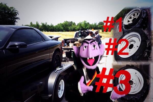 AngryTransAm's tweet image. 1st blown trailer tire:$68
2nd blown tire:$75
Having The Count show up for the 3rd:PRICELESS! 
#AngryTransAm #Ls1Tech