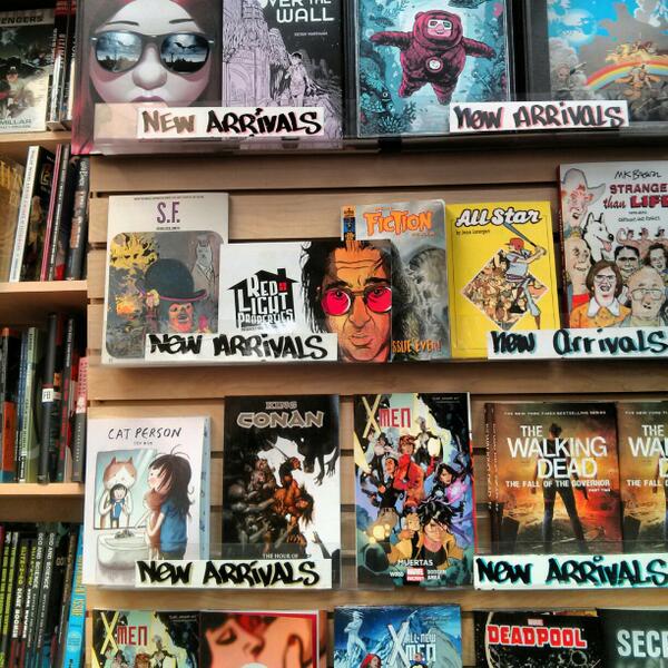 RedLightProps's tweet image. Spotted in the wild at @enterthegalaxy (Galaxy Comics) in Brooklyn!!