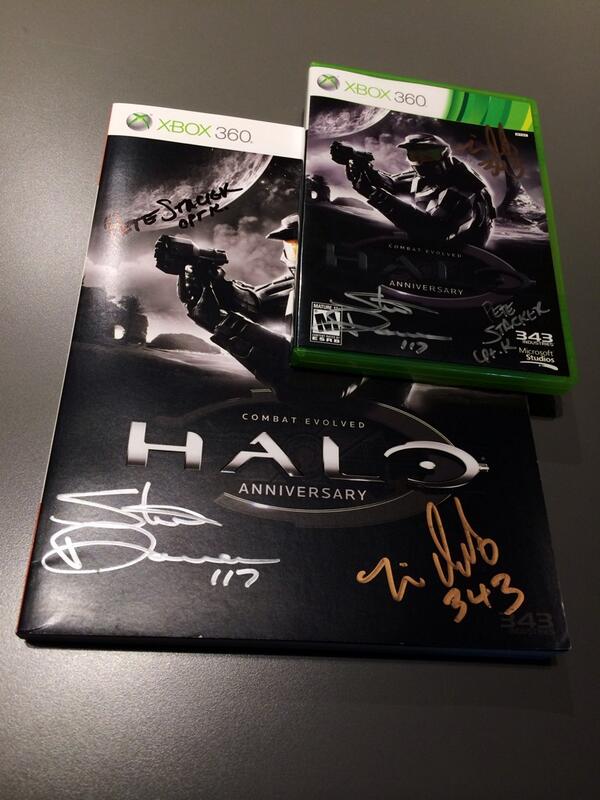 Giveaway coming on Friday! Halo: CEA bundle signed by Steve Downes (117), Tim Dadabo (343GS), &amp; Pete Stacker (Cpt K)!