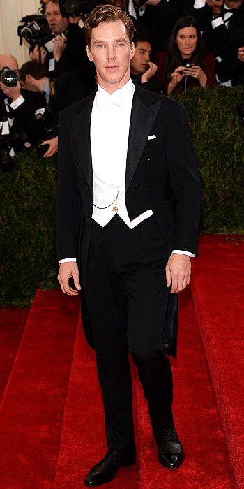 people's tweet image. Benedict Cumberbatch fans, here's your handsome man at the #metgala. See pics from tonight's bash at @StyleWatchMag!