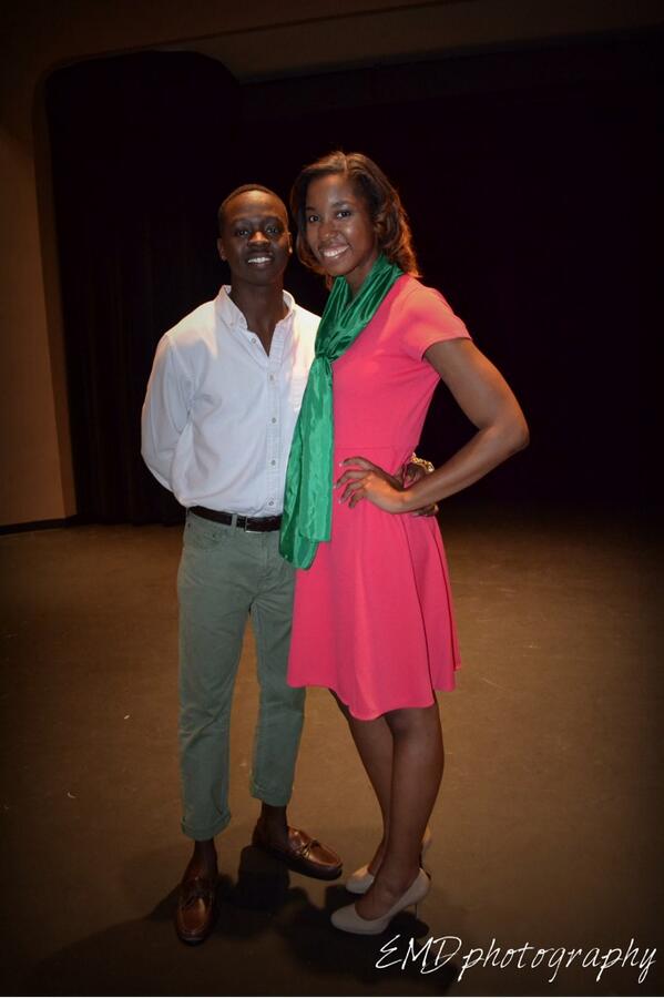 EMDmufasa's tweet image. Mr. &amp;amp; Madame President [both of them are going to serve 2 terms each] @Olivia_Pope8 #spr14 #AKA #LT #EMDphotography