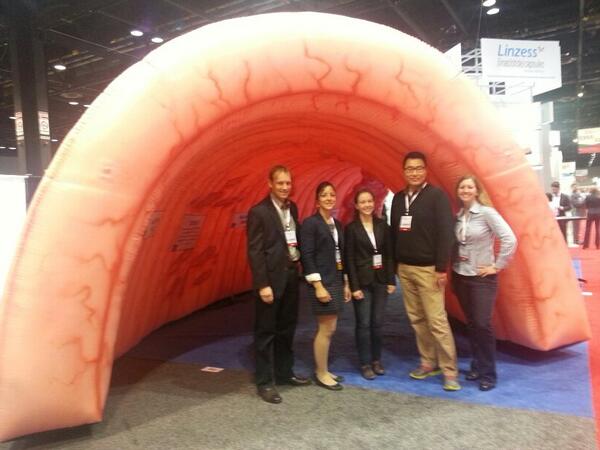 Second annual lab pic! #DDW14 #InflatableColon