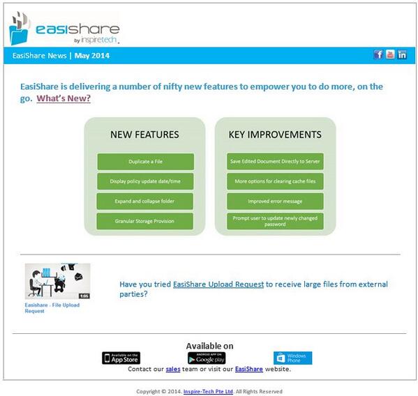 easishare's tweet image. #EasiShare is delivering a number of niffy new features to empower you to do more, on the go. #mobilesharing