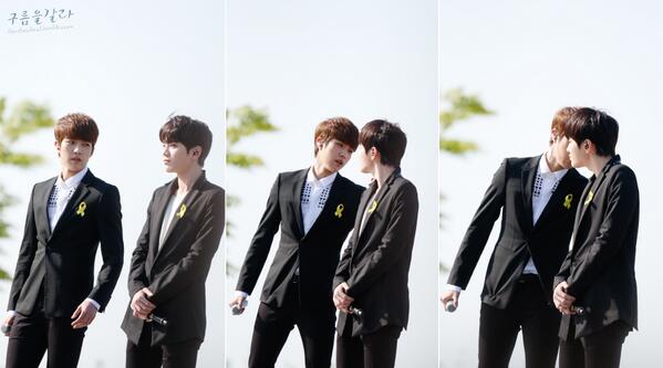 thruthecloud's tweet photo. [PHOTO] 140505 MBC 2014 어린이에게 새생명을 #성열 #성종 #인피니트 ❤❤ http://t.co/875hvuppqC  #Sungyeol #Sungjong http://t.co/9J1wGzaA5o