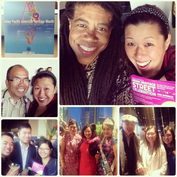 AsianWeekDB's tweet image. @APA_SF #APAHeritageMonth celebration w/ @aucocenter @mymaap @Kiki_Thinks! Continue party 5/17 @AsianFairSF 5/17!