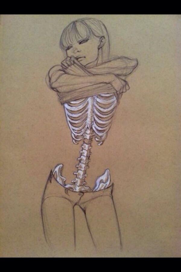 Katiebyeager's tweet photo. The shitty reality of expectations of woman's bodies http://t.co/VZB174vGWL