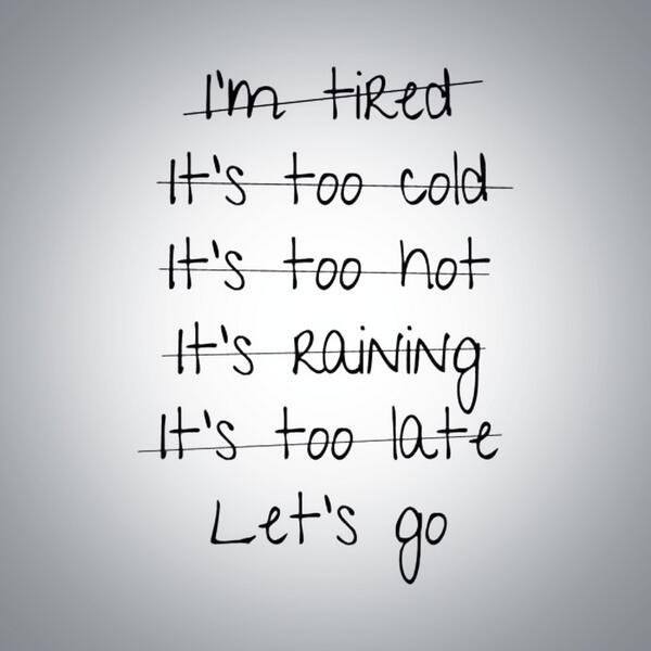 No Excuses! #GentelmenQuotes
