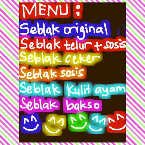 Seblaksomplak's tweet photo. Maridimari open preorder menu seblak @Seblaksomplak buruan rasain pedesnya beneran nendang #seblaksomplak #menu http://t.co/eoXM40GR1Q