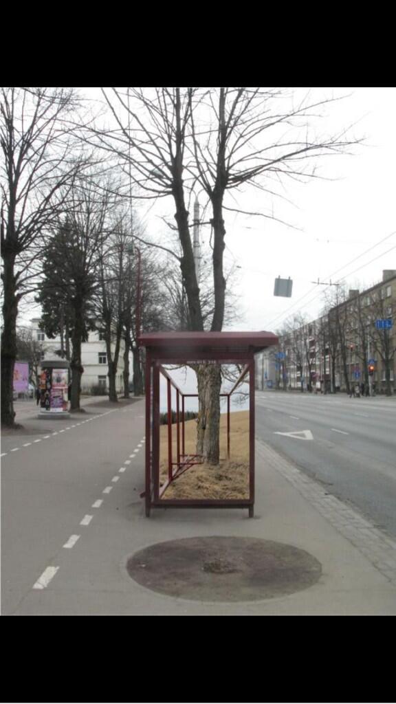 No 5.-25. maijam 100 pieturvietu stendos "Rīgas fotomēnesis 2014" projekts "Kaimińi"