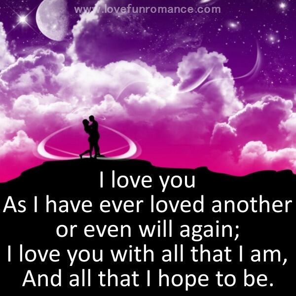 RedRay253's tweet image. I have ever loved another or even will again.... lovefunromance.com/quotes/love-qu…