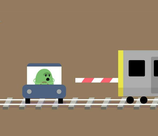 ChuN_mon's tweet photo. So that's what happens when you drive through a level crossing: http://t.co/7YNFBuukR4 http://t.co/5rGB3useeI