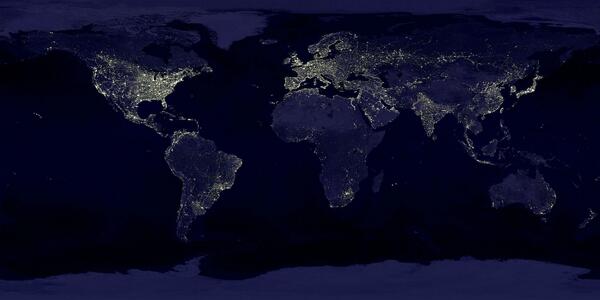 あなたに会えてよかった 宇宙から見た地球の夜景 Http T Co Cadrryrrbv