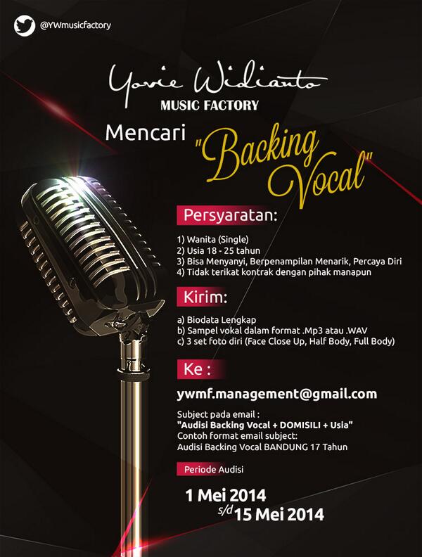 Ada yang berminat? @twitter.com/YovieandNuno