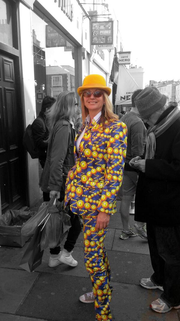 wackyjackets's tweet photo. First wife of Jeremy Clarkson, Wacky Suit founder headlines today's Telegraph http://t.co/A5WJGyW6Qi http://t.co/uGOGl6Kdru