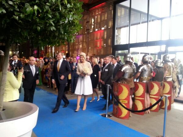 Koning en koningin op bezoek bij opening van ons mooie project Spannende Geschiedenis in Ulft! #enikstavooraan :-))